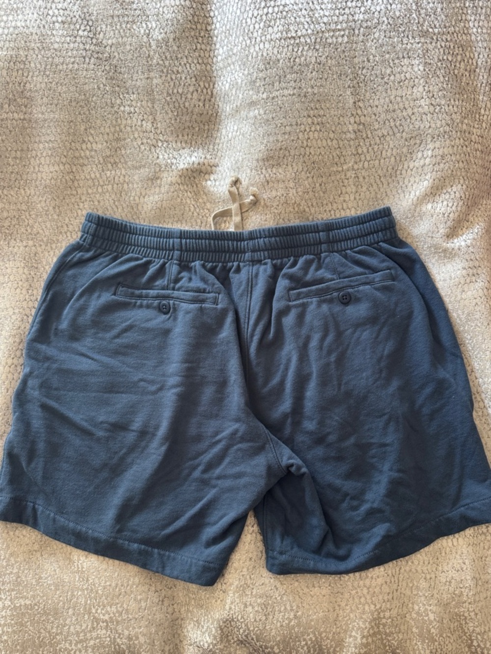 J. Crew Navy Elastic-Waist Athletic Shorts - Picture 3 of 6